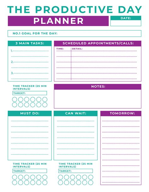 Productivity printables