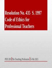 Professional ethics and standards