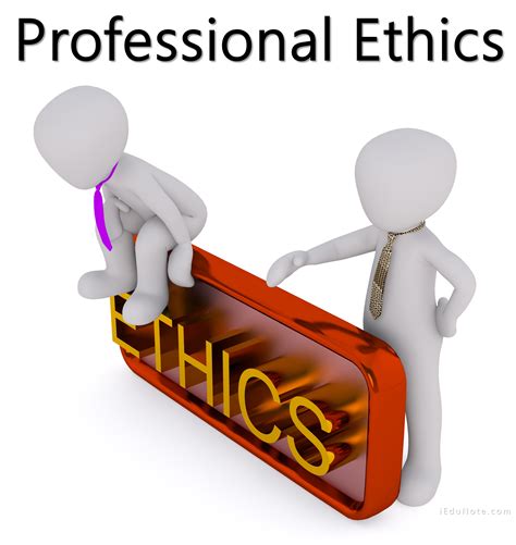 Understanding of professional ethics and standards