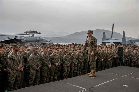 A soldier returning home after a prolonged deployment