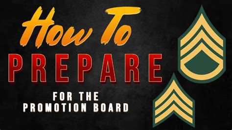 Air Force Promotion Board Success Tips