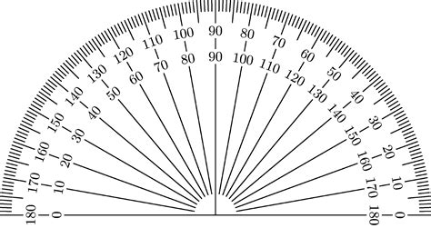 Protractor printables image