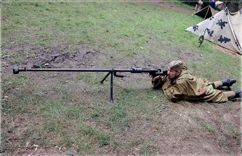 PTRD-41 Anti-Tank Rifle in Use