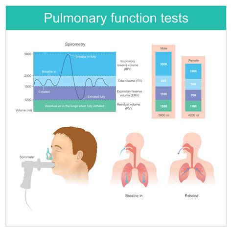 Pulmonary function testing equipment in a cardiopulmonary lab