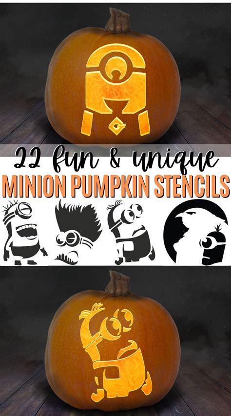 Pumpkin carving with stencils