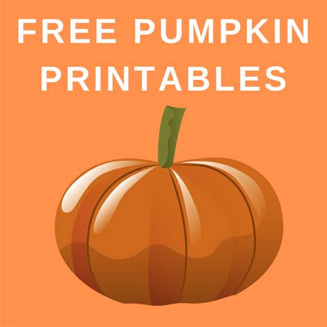 pumpkin printable ideas