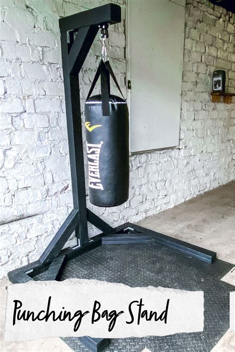 Punching bag stands for home gyms