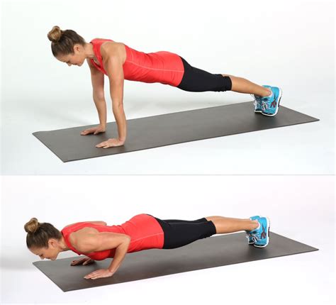 Female soldier doing push-ups