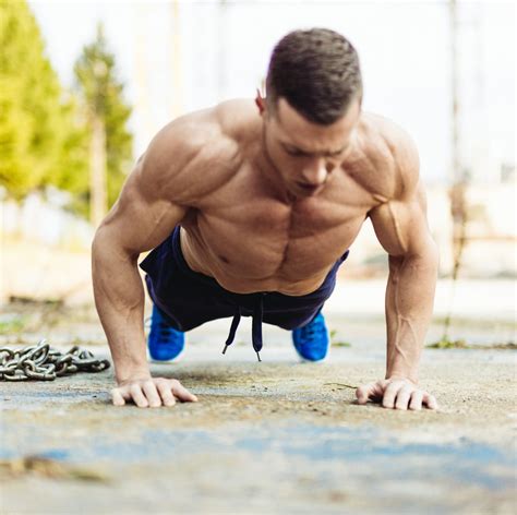 Performing push-ups