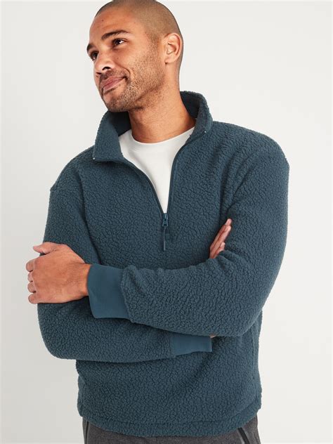 Quarter zip sweatshirts for men