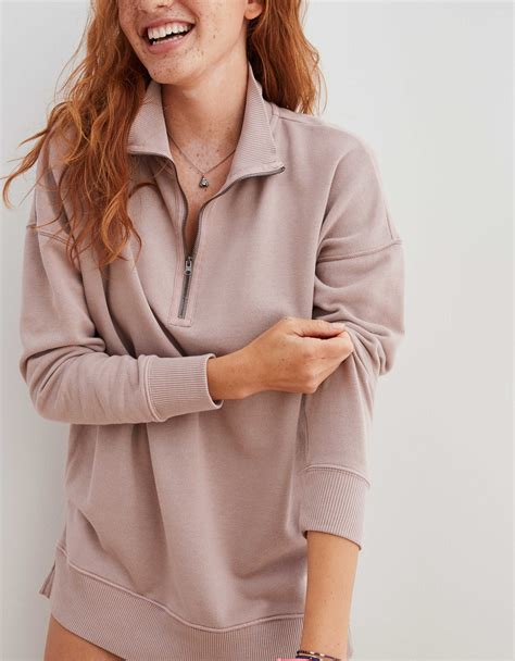 Quarter zip sweatshirts for women