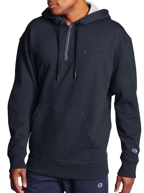 Quarter zip sweatshirts with hood