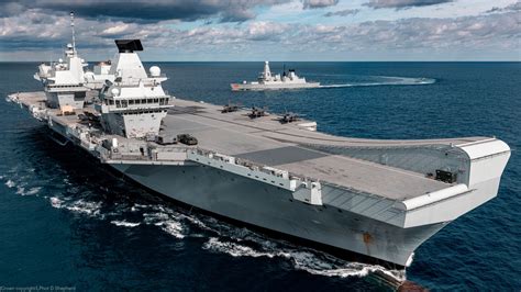 Construction of the HMS Queen Elizabeth at Rosyth Dockyard