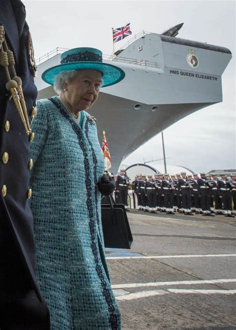 HMS Queen Elizabeth launch