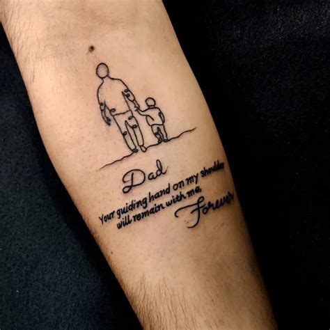 Quote Father Son Tattoos