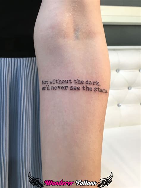 Quote Forearm Tattoos