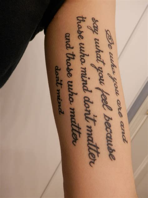 Quote tattoos