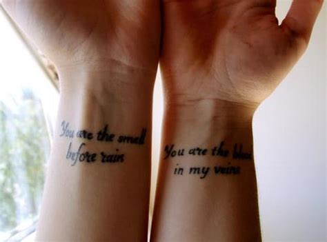 Quote wrist tattoos