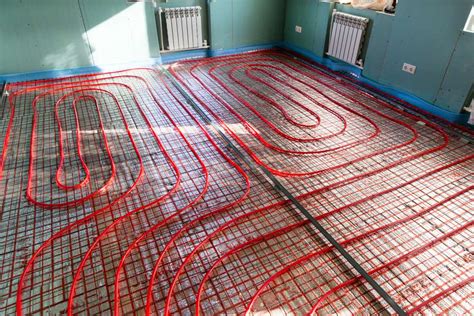 Radiant floor heating system