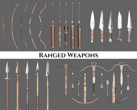 Ranged weapons in Navia