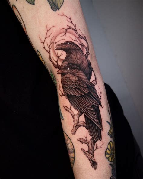 Raven tattoo ideas and inspiration