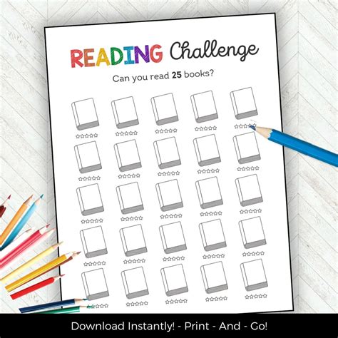 Reading Challenge Log Example