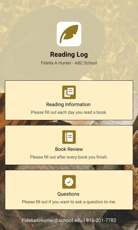 Reading Log Apps Image