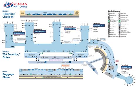 Reagan National Airport Gates