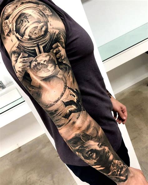 Realistic full sleeve tattoos