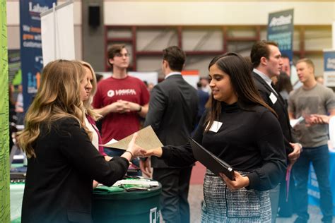 Recruiter hosting a career fair