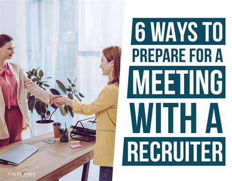 Meeting with a recruiter