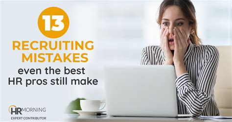 Common mistakes to avoid when working with a recruiter