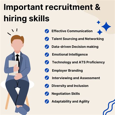 Recruiter skills and qualifications