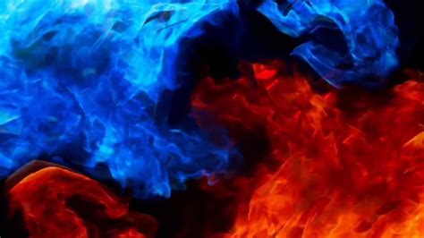 Red and Blue Fire Physical Effects