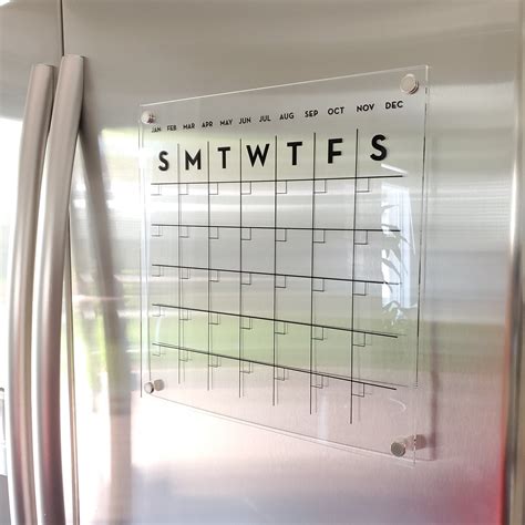 Refrigerator Calendar Ideas