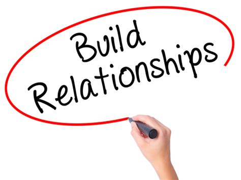 Relationship building strategies