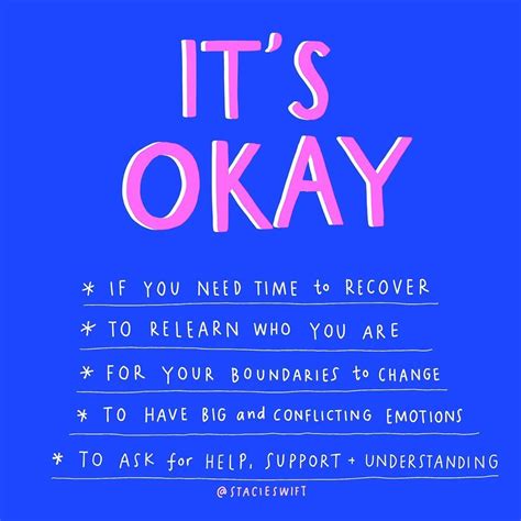 Remembering that it's okay to not be okay