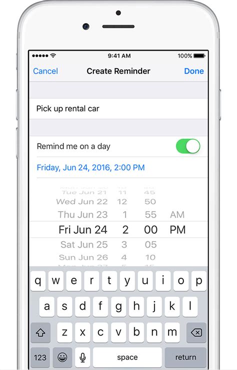 Setting Reminders and Notifications