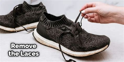 Remove Laces and Insoles