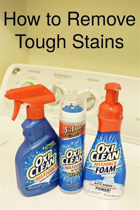 Remove Tough Stains