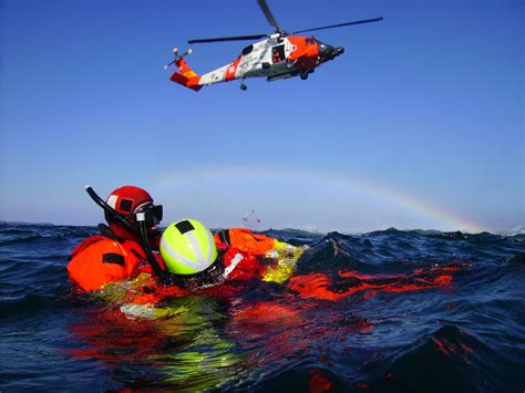 Rescue Swimmers in the Water