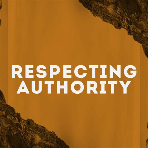 Respect Authority