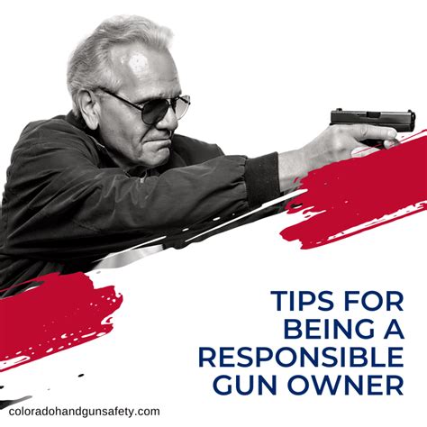 Responsible gun ownership is crucial