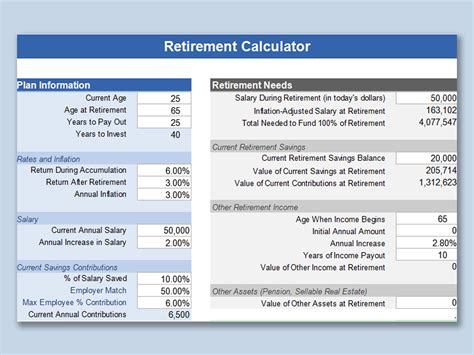 Retirement Pay Calculation