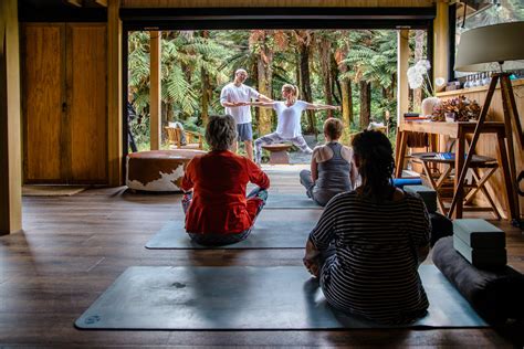 A person receiving a massage on a retreat