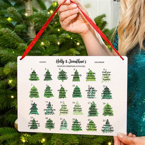 Reusable advent calendars for couples