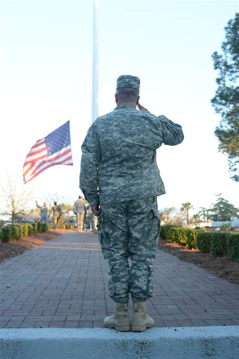 Reveille and Retreat in the Army