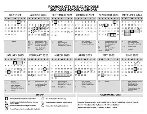 Roanoke County Schools Calendar