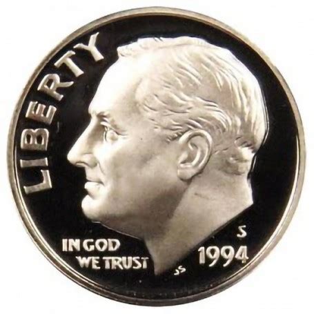 1994 Roosevelt Dime Collection