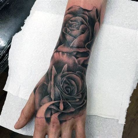 Rose tattoo designs for men